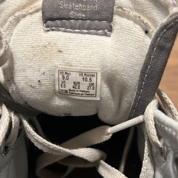 Vans high top grey size 9 - Picture 9 of 9